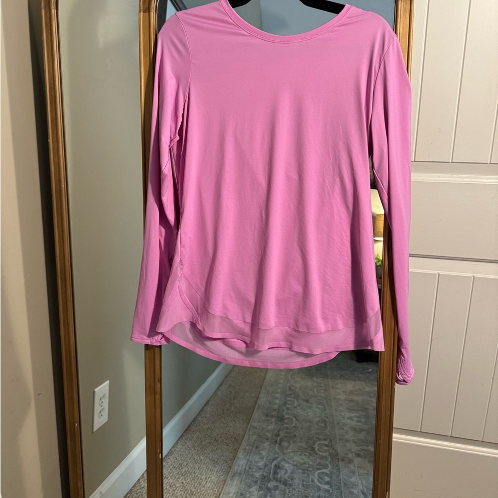 pink athleta shirt